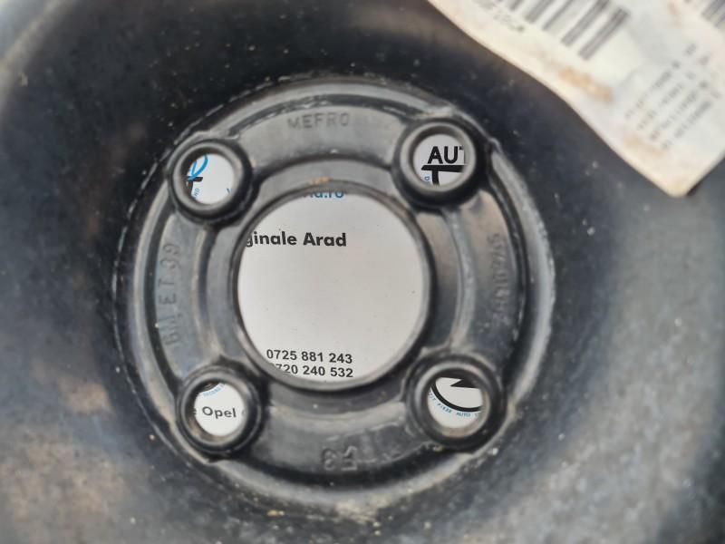 Kit pana cu roata rezerva ET39 185/70 R14 Opel Tigra B