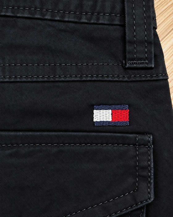Pantaloni cargo Tommy Hilfiger bărbați negri, mărimea M, Made in USA