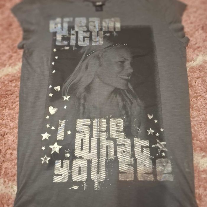 Сива Тениска с щампа