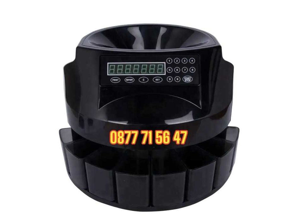 Монетоброячна сортираща машина за ЕВРО монети броене сортиране Броячна