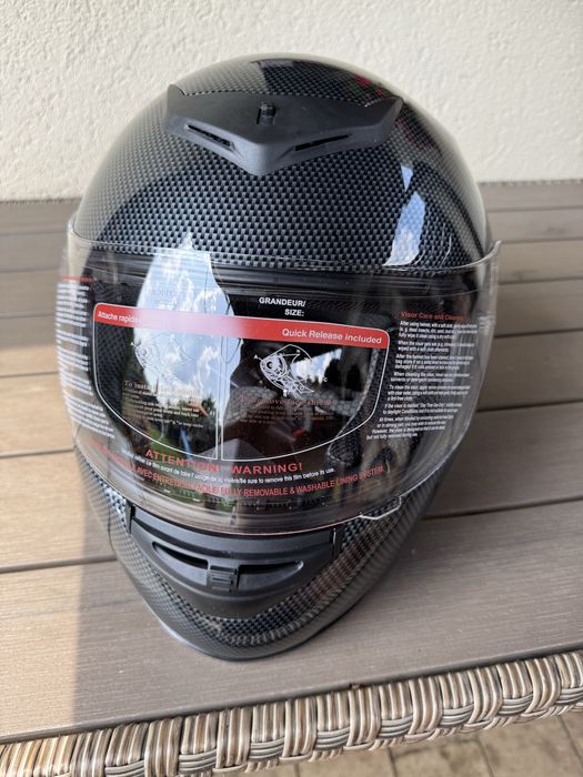 Casca moto full face Favoto , marimea M sau L , NOU