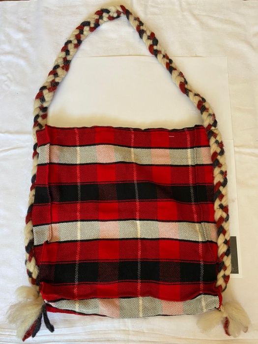 Traista Traditionala zona Maramures ! Lucrata Manual din Lana Naturala