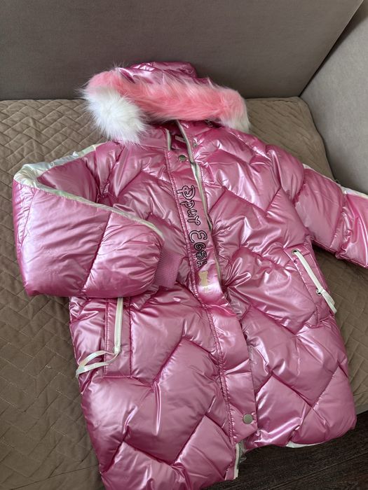 Куртка, зима на рост 130-140