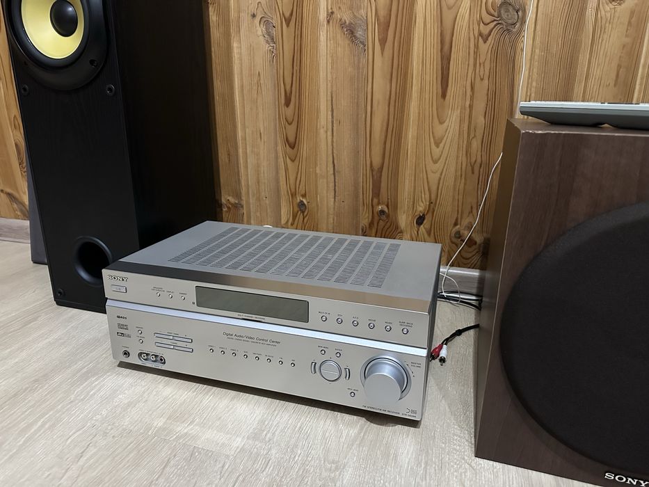 Sistem Sony: receiver + 2 boxe + subwoofer