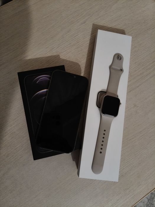 iPhone 12pro , 128gb.и Apple watch S8.