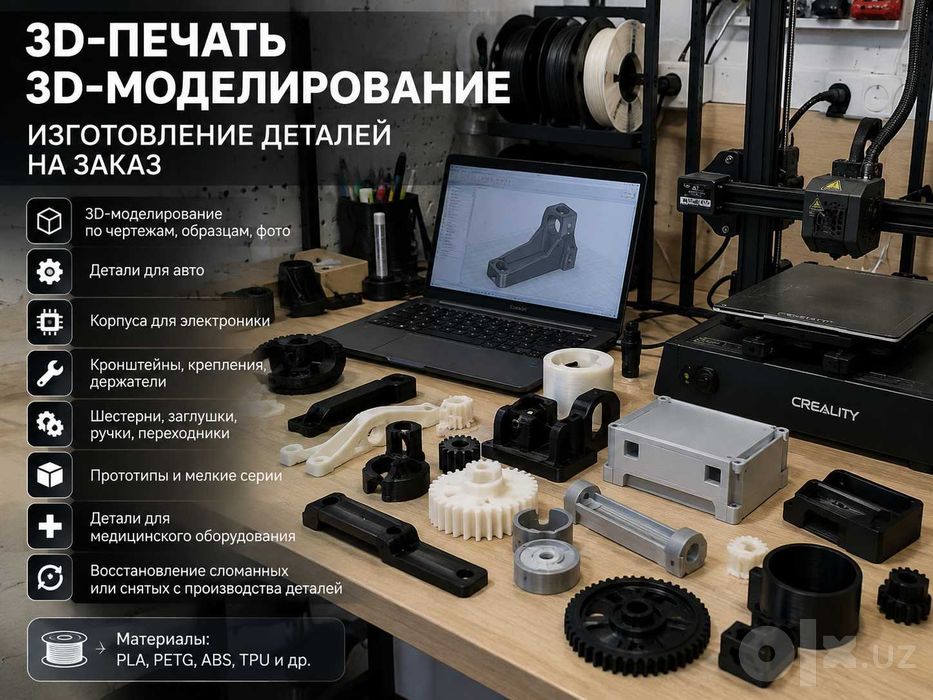 Изготовление деталей на 3D-принтере | 3D-моделирование