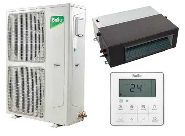 Канальный кондиционер Ballu  48 000 BTU завод MIDEA on off