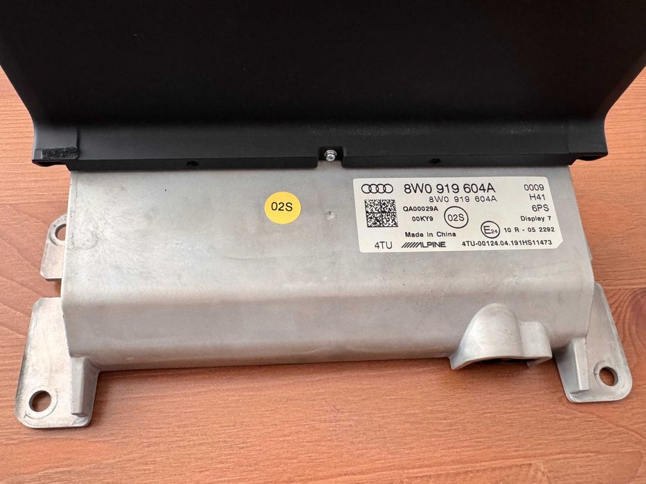 Display ecran MMI 7" Audi A4 S4 B9 8W — OEM 8W0919604A