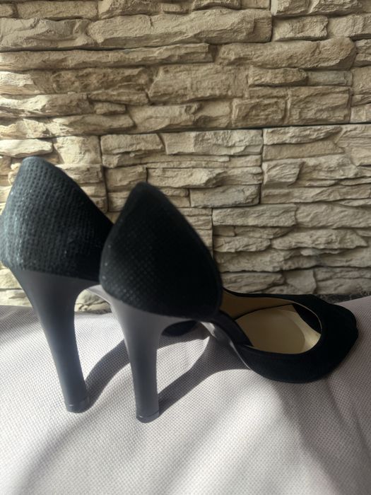 Дамски елегантни обувки от естествен велур GiAnni