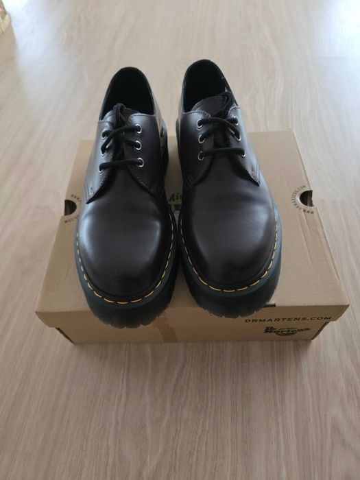 Dr. Martens 1461 quad burgundy, marimea 43