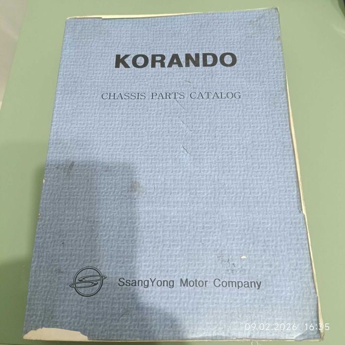 Полное описание запчастей Санг Ёнг Корандо