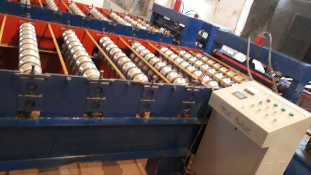 Метал черепица ва профнастил ишлаб чикариш ускуналари сотилади(Хитой)