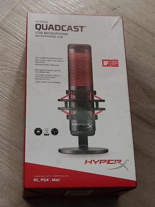 Игровой микрофон или для стримов HyperX QuadCast