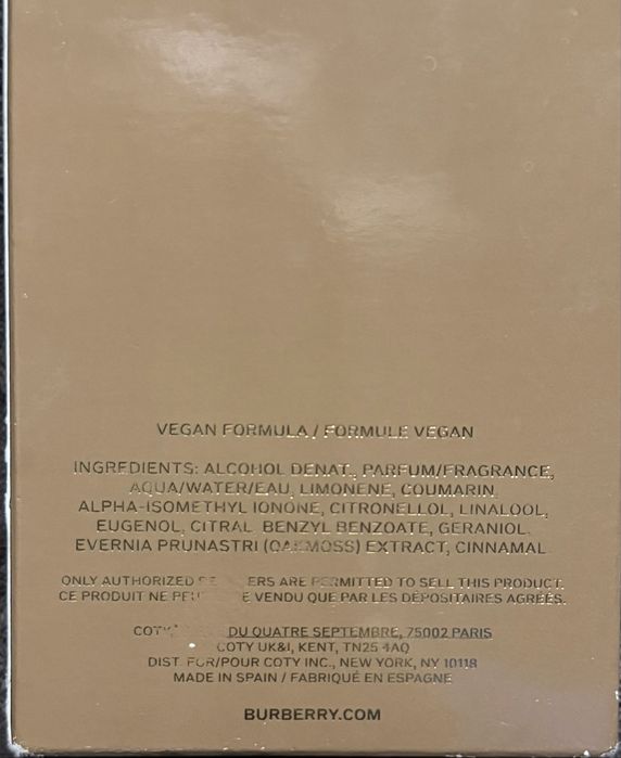 Burberry Hero original
