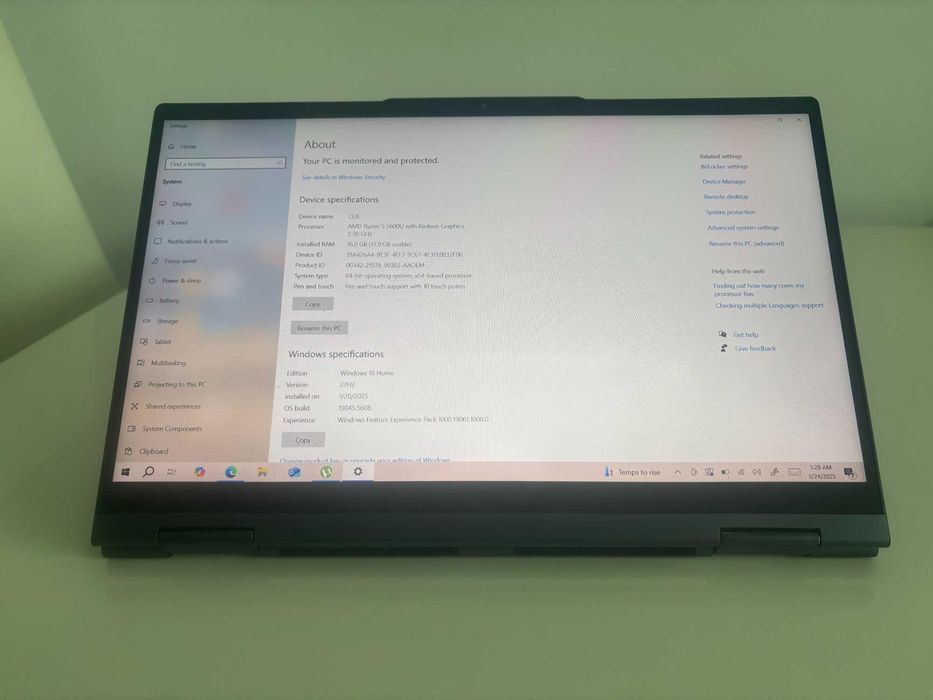De vanzare Lenovo YOGA 7 AMD Ryzen 5 5600U 2,3 GHz, HDD 512, RAM 16 GB
