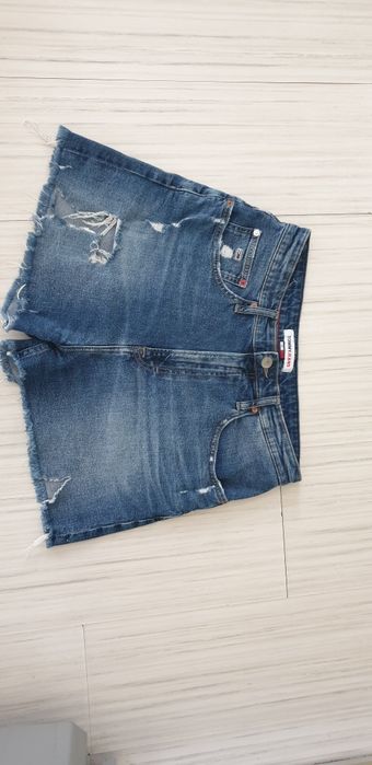 Tommy Hilfiger Mom Denim Jeans Short  31 ОРИГИНАЛ! Дамски Къси Дънкови