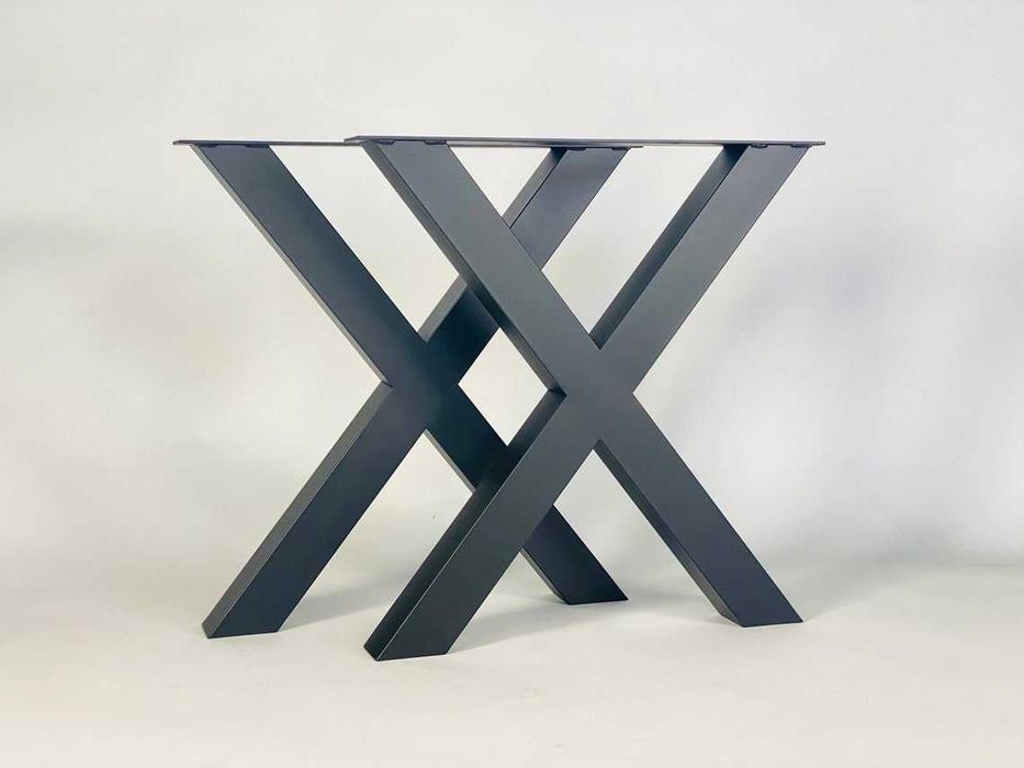 Picioare metalice masa tip X, premium - Masa dining, Birou, Confectie sudata