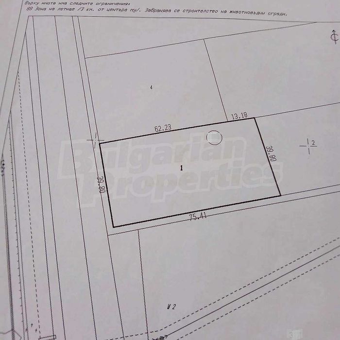 Продавам парцел 3дка,с 40м.лице на главната на входа на Ст.Загора.