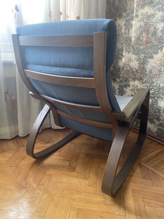 Кресло качалка коричневая