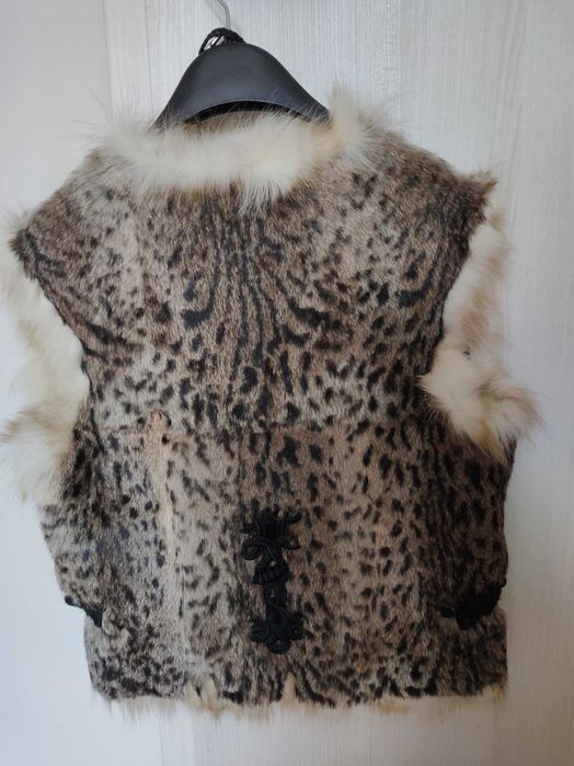 Кожен елек от естествен косъм