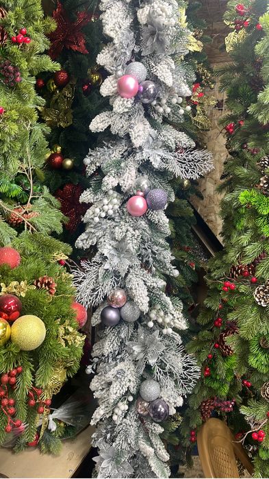 Гирлянды Роса Бахрома И Новогодний Декор Елочные ленты