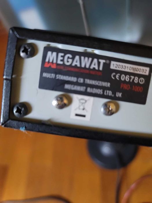 statie taxi CB marca megawat cu antena cu talpa magnetica 1,5 m SIRIO calibrata cablu 3.5m