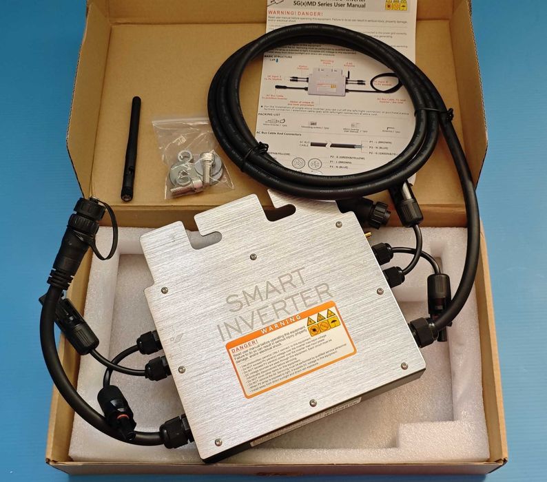 Соларен инвертор MPPT 600W, WiFi, за 30V-36V фотоволтаични модули