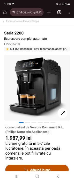 Masina de cafea philips