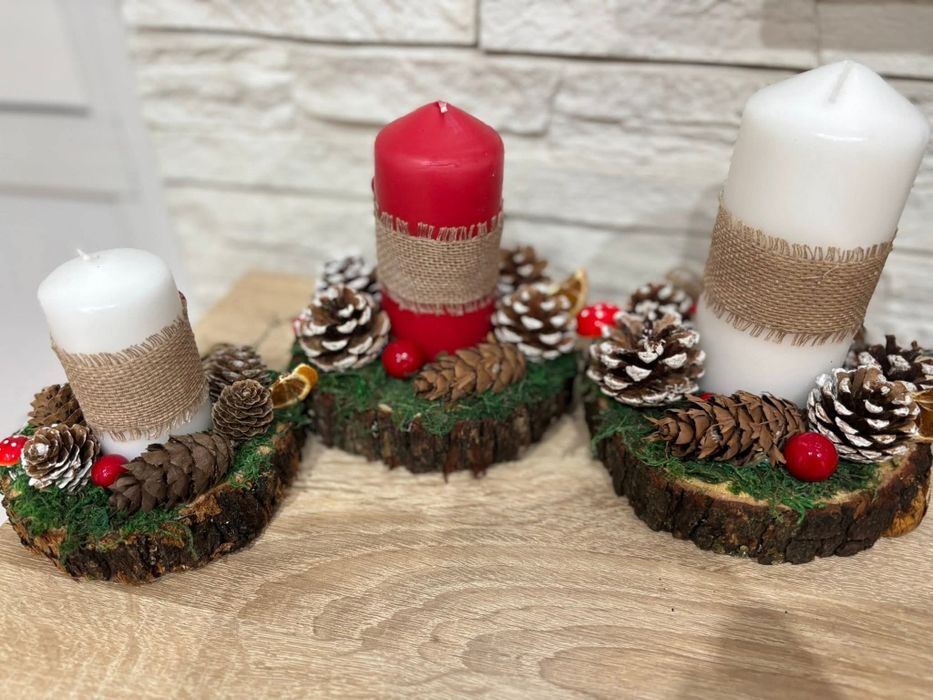 Коледни свещници