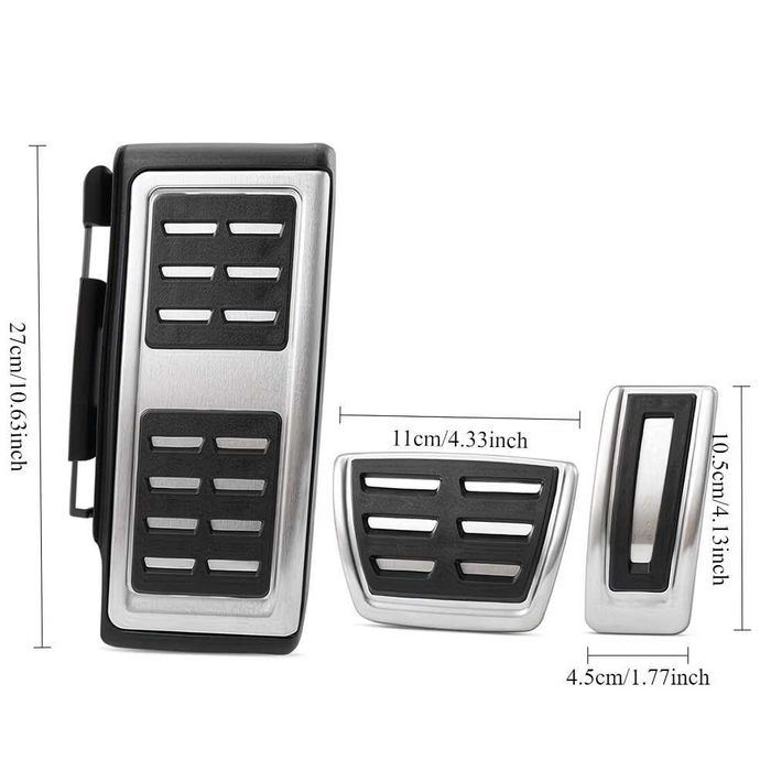 Ornamente pedale sport aluminiu - abs Volkswagen , Audi ,Skoda ,Seat