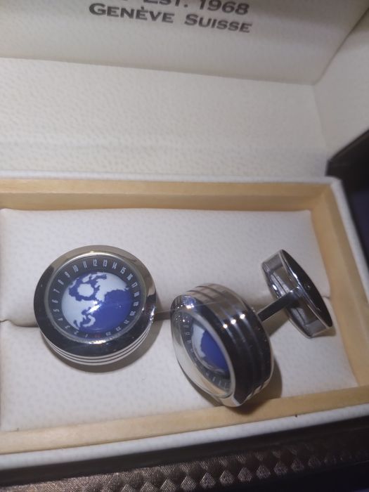 Ръкавели/копчета за риза TF Est. 1968 Globe Geneve Suisse