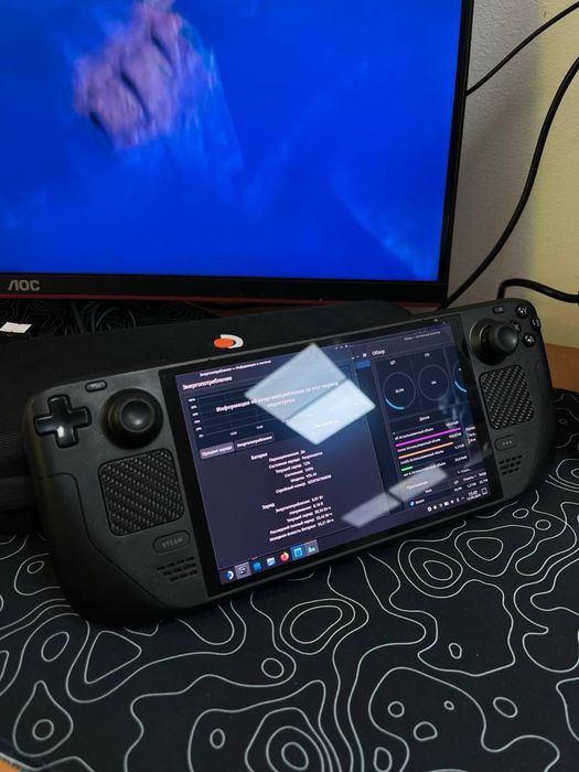 SteamDeck Oled 512Gb 100% акб, Kaspi Red,0.0.12