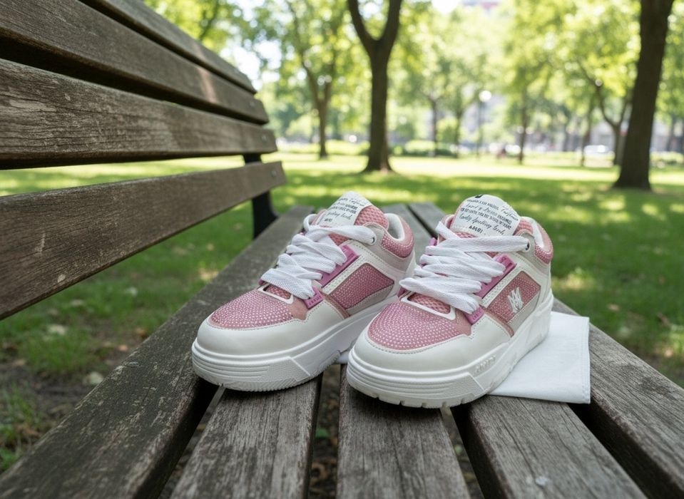 AMIRI MA 1 Roz Pietricele - Glitter