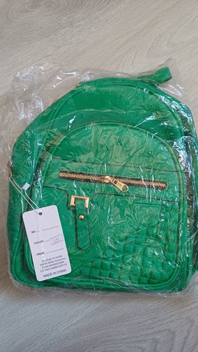 Rucsac verde pentru femei