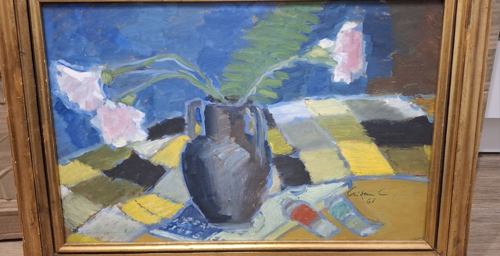 Constanta Crișan, tablou ulei pe carton