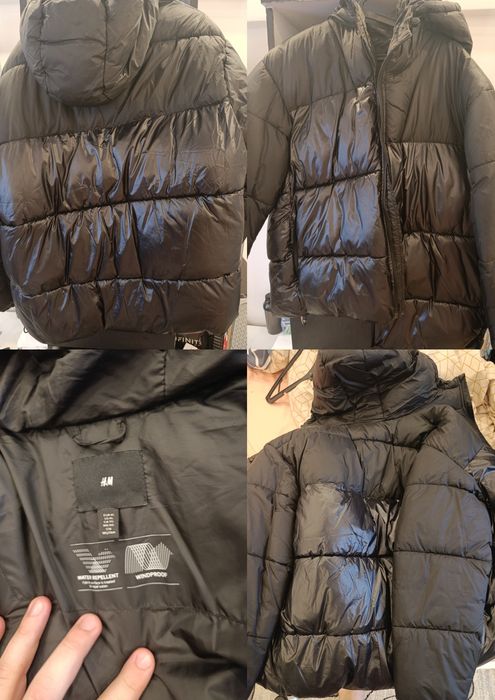 Geacă H&M, mărime XL, neagră.