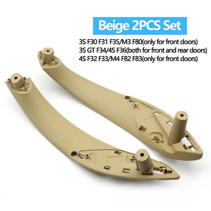 Set 2 manere interior usa stanga dreapta BMW Seria 3 F30 F31 Seria 3 GT F34 Seria 4 F32 F33 F36