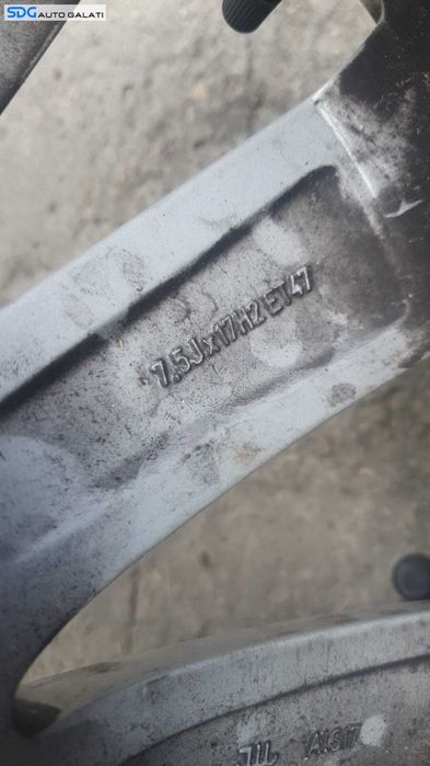 Set 4 Jante Roti Aliaj 235 45 17 R17 5x112 7.5Jx17H2 ET47 Volkswagen Golf 6 2008 - 2014 [0406]