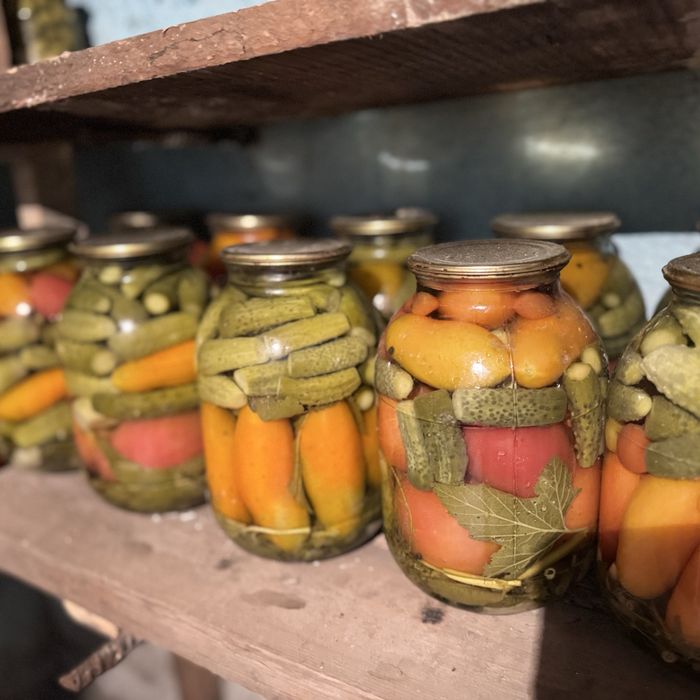 Соленья домашние, деревенские.