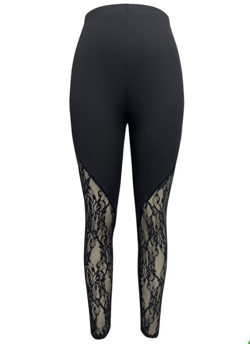 Леггинсы с кружевом