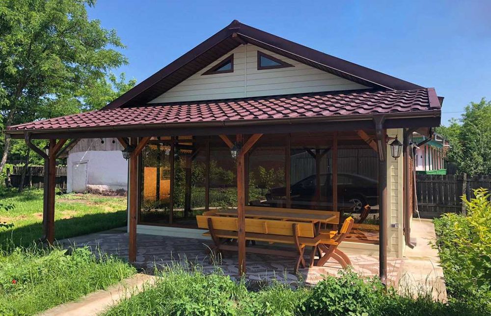 Casa Modulara si Garaje Auto din structura metalica si panou sandwich