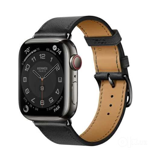 Apple Watch Hermès Series 8, 45 мм, цвет Noir / чёрный.