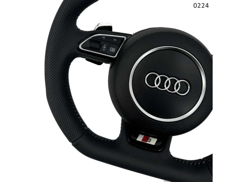 Volan sport tăiat AUDI A3 A4 A5 A6 A7 A8 Q3 Q5 Q7 2008 - 2017