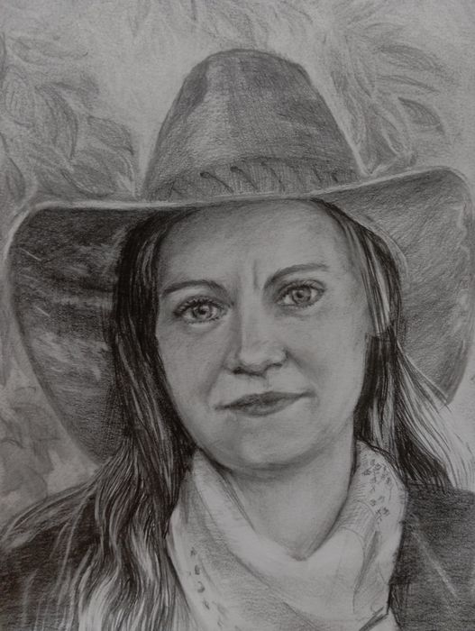 Миниатюрные картины, портрет карандашом