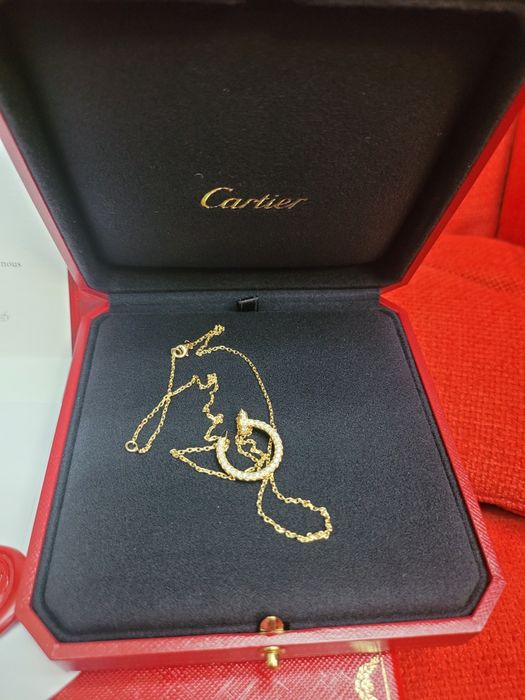 Колие -Розово- CARTIER Juste un clou 36 брилянта