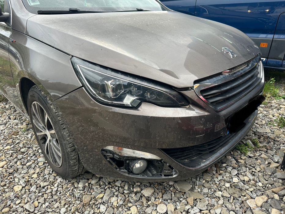 Fata completa Peugeot 308 2016 capota bara far full led aripa trager