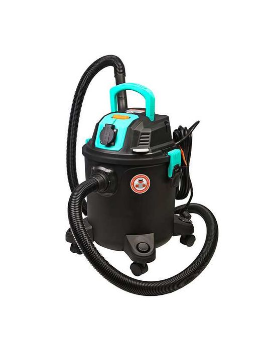 Промышленный пылесос 20л. 1400Вт.Синхр.Самоочистка.Защита.Шл2,5Каб4,5