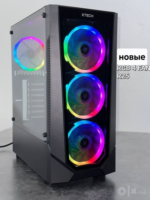 Новые от X-TECH -коробке с RGB. 4 FAN, 440х360х200,