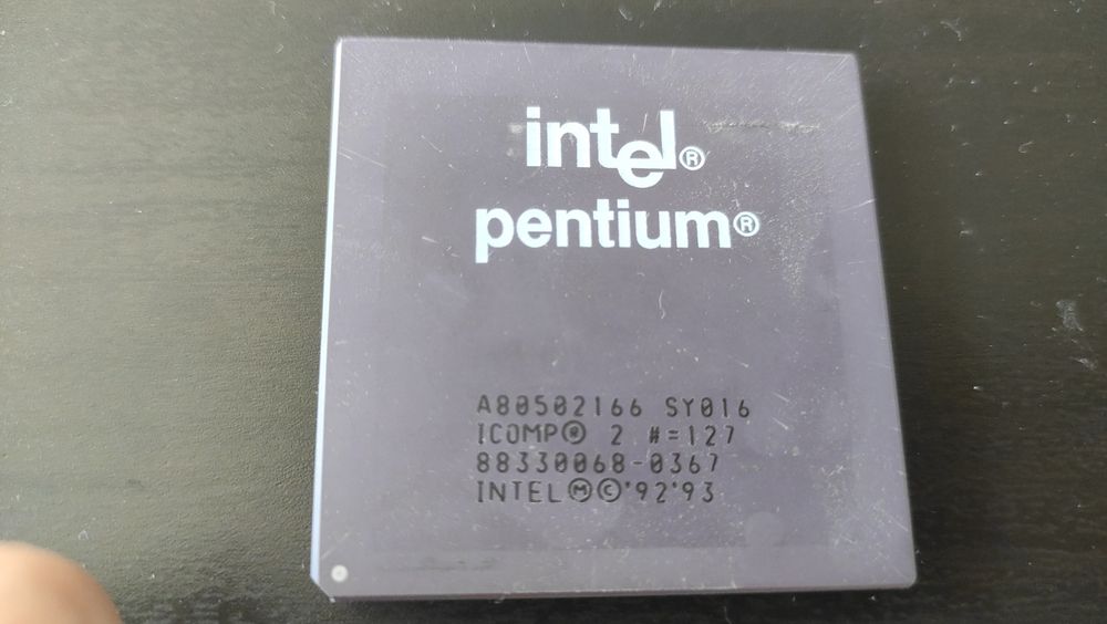 Intel pentium процесор работещ