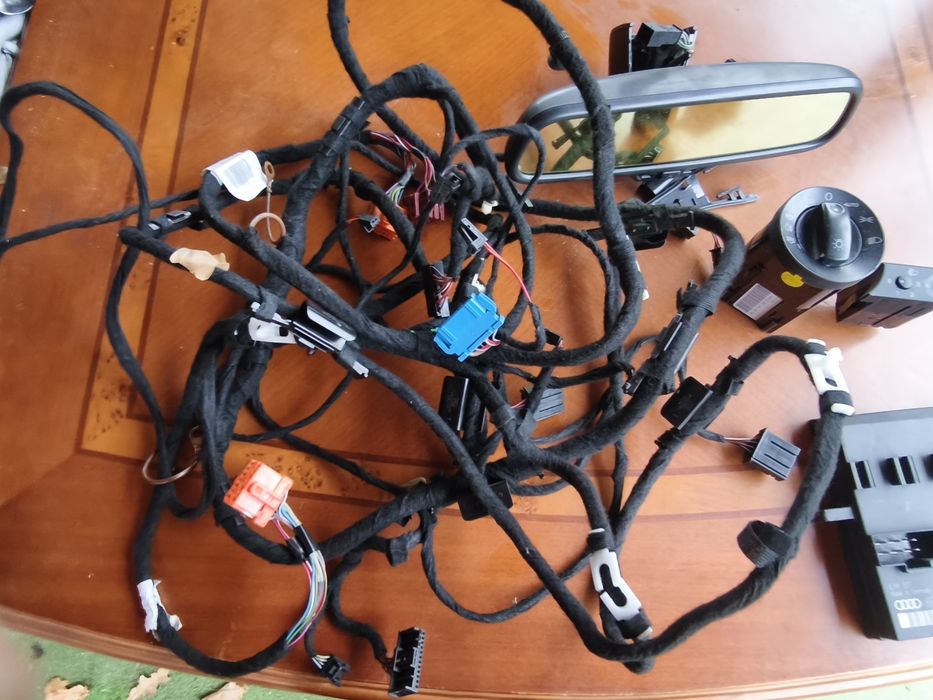 Комплект задно огледало дъжд/светлина за Ауди А4 Б6/Б7